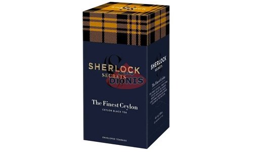 Чай черный Sherlock Secrets The Finest Ceylon Лучший Цейлон 22 саш по 2 г - 1