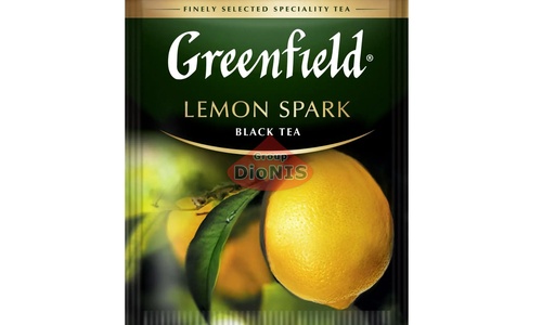 Чай черный Greenfield LEMON SPARK 100 саш по 1.5 г с лимоном и розмарином Гринфилд ХоРеКа - 1