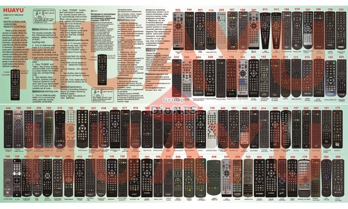 Пульт Универсальный HUAYU DVB-T2+2 Version 2019 для T2 приставки ресивера тюнера - 4