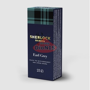 Чай черный Sherlock Secrets Earl Grey Эрл Грей 25 пак по 2 г со вкусом бергамота и лимона