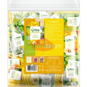 Набор чая Tea Moments Green Harmony Зеленая Гармония 48 сашетов 4 вкуса по 12 шт