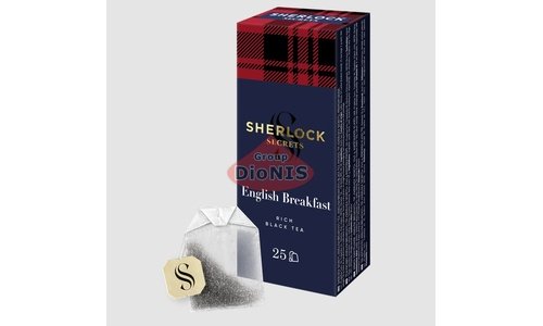 Чай чорний Sherlock Secrets English Breakfast Англійський Сніданок 25 пак по 2 г - 2