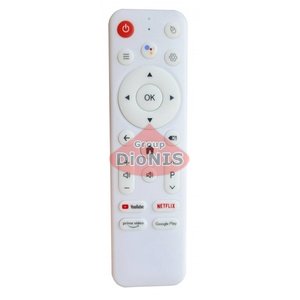 Пульт для смарт приставки H96 Bluetooth голосовий пошук БІЛИЙ