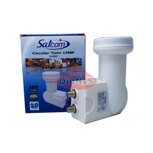 Конвертер Satcom Circular S-22C HD/4K/3D Twin 2TV Спутниковый Круговая поляризация