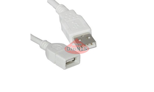 Подовжувач USB 2.0 AM/AF 0.8 m ATCOM Білий 3788 - 1