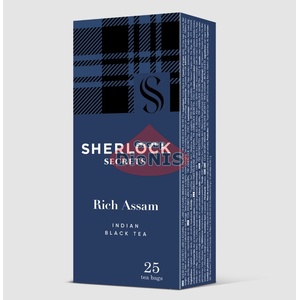 Чай черный Sherlock Secrets Rich Assam Насыщенный Ассам 25 пак по 2 г