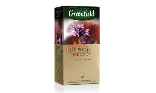 Чай черный Greenfield Spring Melody 25 пакетов по 1.5 г с чабрецом, термосаше Гринфилд - 1