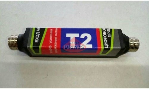Усилитель антенный DVB-T2 ALN-1 (25 db 5 V) герметичный корпус на кабель тип Бочка - 2