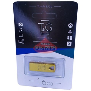 Touch & Go 16 GB USB Metal Series GOLD TG117GD-16G Флеш пам'ять (100462)