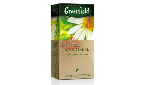 Чай травяной Greenfield Rich Camomile 25 пакетов по 1.5 г с ромашкой, термосаше Гринфилд - 1