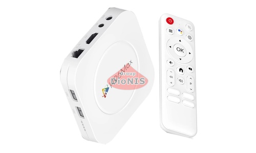 Смарт приставка H96 Max M1 Plus 4/32 GB Allwinner H618 Android 14.0 WiFi 2.4/5+BT голос - 2