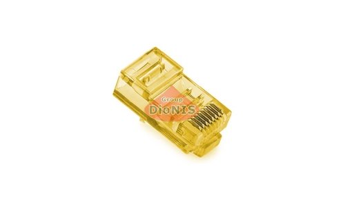 Конектор RJ45 8P8C RITAR FTP Cat-5 Жовтий 100 шт (05358) - 1