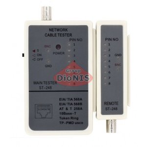 Тестер Yugtorg ST-248BNC RJ-45+BNC Кабельный для локальной сети (04661)