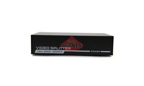 Активний спліттер VGA сигналу модель VGA-2002 200MHz 2 Port DC5V/2A 1920x1440 (03537) - 2