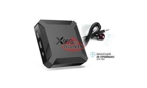 Смарт приставка X96Q + Виносний IR 2/16 GB 4K Allwinner H313 Android 10.0 WiFi 2.4 - 1