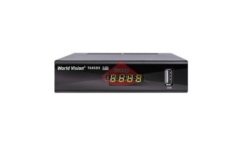 Приставка Т2  World Vision T645D5 FM H.265 Цифровий ефірний DVB-T2/C ресивер тюнер - 1