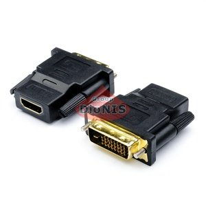 Перехідник DVI-D Dual Link 24+1 (тато) - HDMI (мама) ATCOM чорний (11208)