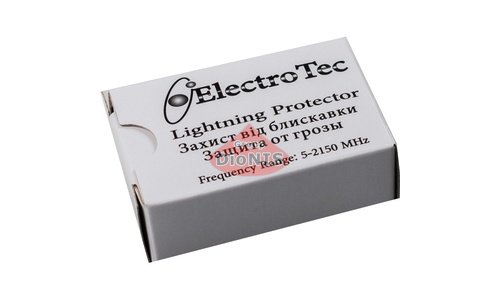 Грозозащита ElectroTec Lightning Protector для устройств эфирного цифрового T2, спутникового телевидения и GSM от разрядов молнии 5-2150 МГц - 2