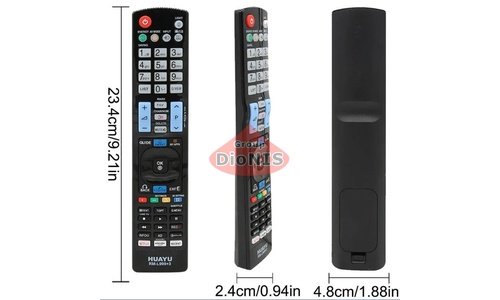 Пульт для телевізора LG HUAYU RM-L999+3 універсальний - 3