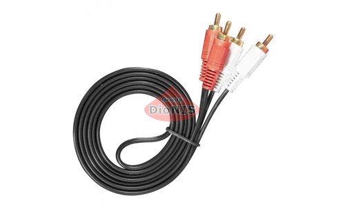 Кабель 2RCA-2RCA 1.5м тюльпани - 1