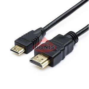 Кабель HDMI - Mini HDMI 1,0м ATCOM Full HD/4K/3D v 1.4 блистер (6153)