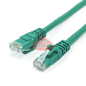 Патч-корд 1.0 м ATCOM мідний зелений UTP RJ45 Cat.6 1 ГБ/с литий (9218)