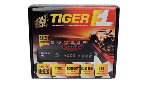Комплект: Ресивер Tiger F1 HD спутниковый + WiFi адаптер - 5