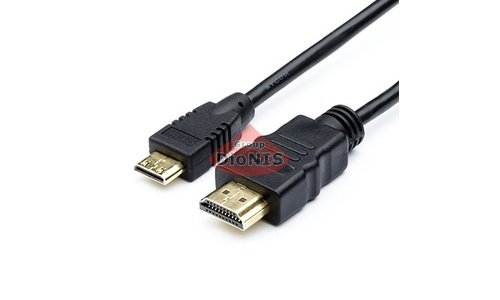 Кабель HDMI - Mini HDMI 2,0м ATCOM Full HD/4K/3D v 1.4 блістер (14156) - 1