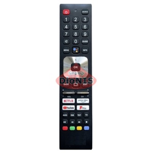 Пульт для телевизора SHARP SHW RMC0139N 65EQ4EA IR без микрофона