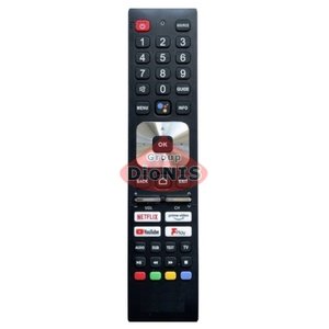 Пульт для телевізора SHARP SHW RMC0139N 65EQ4EA IR без мікрофону