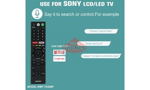 Пульт для телевізора Sony RMF-TX200P з голосовим керуванням Bluetooth - 3