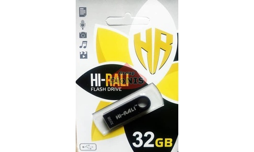 Hi-Rali 32 GB USB Shuttle series Black HI-32GBSHBK Флеш пам'ять (100019) - 1