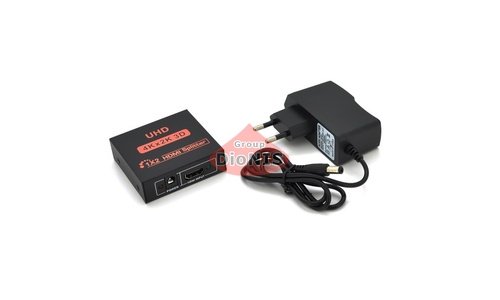 Активний HDMI спліттер 1 на 2 порти v1.4 1080Р/4K/2K/3D DC 5V/2A 17275 - 2