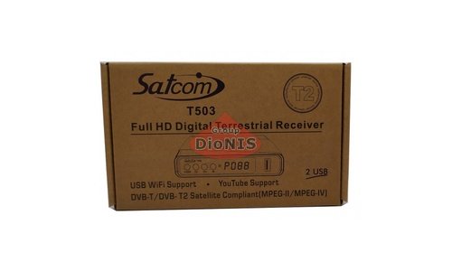 Ресивер Satcom T503 с выносным ИК датчиком (YouTube, IPTV) цифровой эфирный приемник DVB-T/T2 - 5