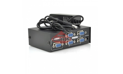 Активный сплиттер VGA сигнала модель VGA-2004 200MHz 4 Port DC5V/2A 1920x1440 (03355/03356) - 1