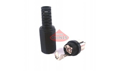 Разъем RCA папа под пайку Voltronic пластик Черный 03865 - 3