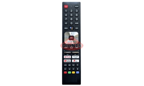 Пульт для телевизора SHARP SHW RMC0139N 65EQ4EA IR без микрофона - 1