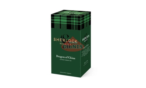 Чай зеленый Sherlock Secrets Dragon of China Дракон Китая 22 саш по 1.8 г - 1
