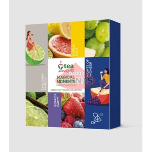 Набор чая Tea Moments Magical Moments Ассорти черного чая 32 пирамидки 4 вкуса по 8 шт