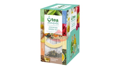Набор чая Tea Moments Assorted Green tea Ассорти Зеленого чая 15 кадди-пакет 5 вкусов по 3 шт - 1