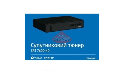 Ресивер Strong HD Box SRT 7600 Verimatrix Viasat/XTRA-TV DVB-S/S2 спутниковый тюнер - 4