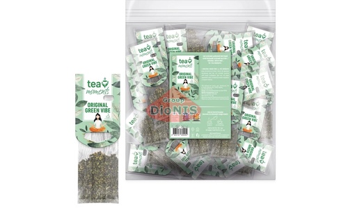 Чай зеленый Tea Moments Original Green Vibe Оригинальное зеленое настроение 50 кадди-пакет по 2.2 г - 1