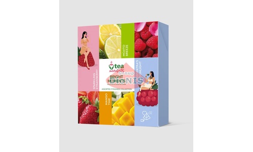 Набор чая Tea Moments Bright Moments Ассорти зеленого чая 32 пирамидки 4 вкуса по 8 шт - 1