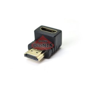 Перехідник HDMI - HDMI 90 градусів (тато-мама) (00923)
