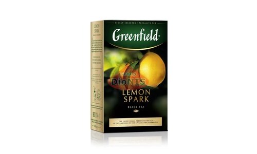 Чай чорний Greenfield Lemon Spark 100 г листовий з лимоном Грінфілд - 1