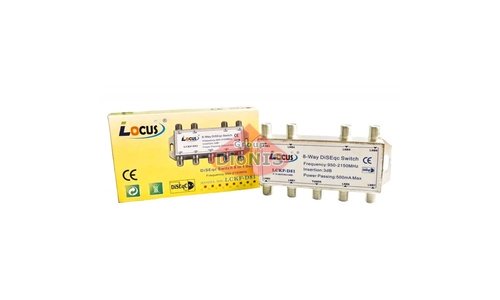 LOCUS LCKF-D81 DiSEqC 8/1 Переключатель коммутации спутникового ресивера и конвертера - 2