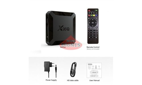 Смарт приставка X96Q 2/16 GB 4K Box Allwinner H313 Android 10.0 WiFi 2.4 - 4