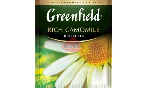Чай травяной Greenfield RICH CAMOMILE 100 саш по 1.5 г ромашка Гринфилд ХоРеКа - 1