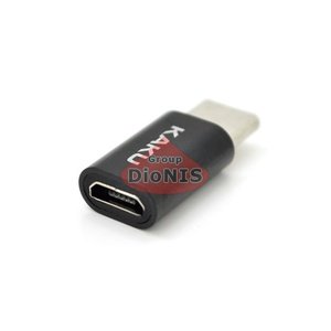 Перехідник microUSB (мама) на Type-C (тато) iKAKU KSC-531 SHANXING Series Black (18962)