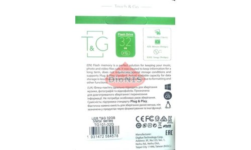 Touch & Go 32 GB USB Metal Series TG101-32G Флеш пам'ять - 2